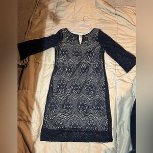 Lace black dress